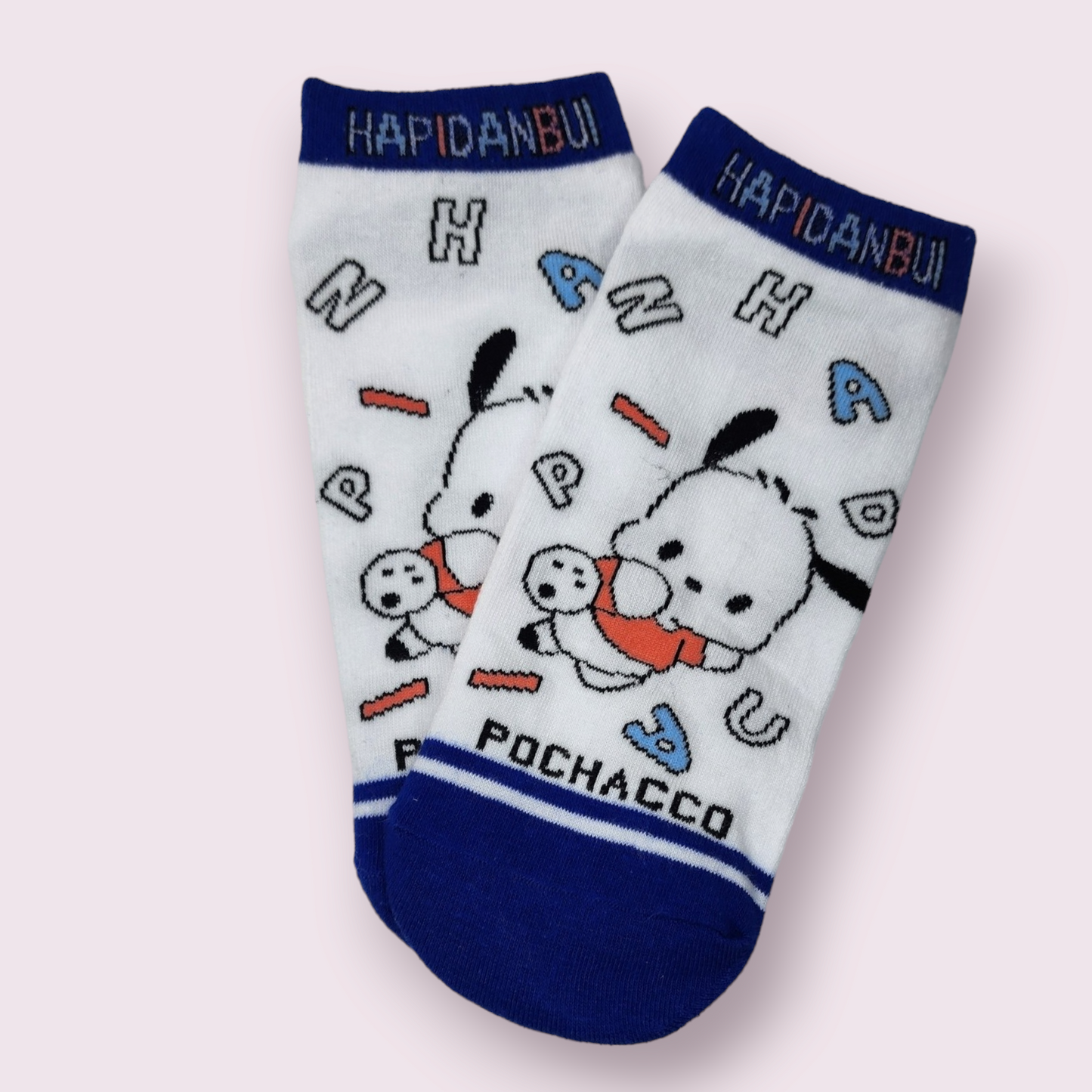 Pochacco Letters Ankle Socks