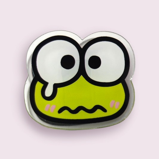 Keroppi Nervous Paper Clip