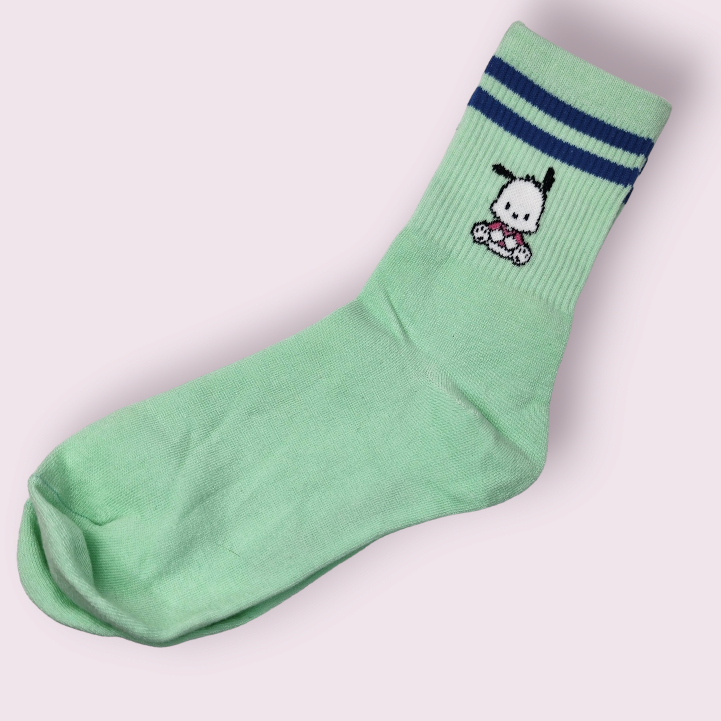 Pochacco Stripe Crew Socks