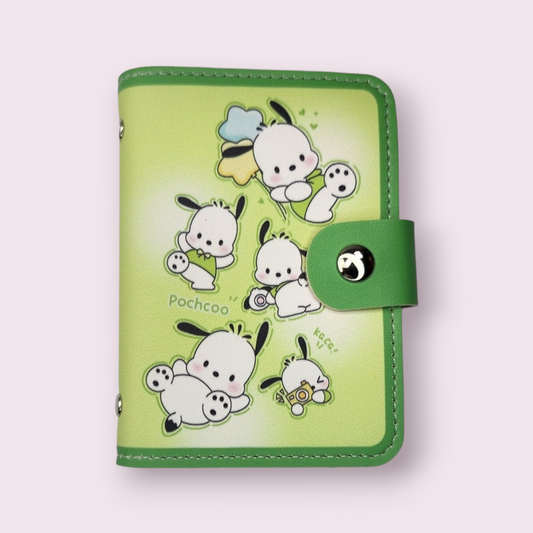 Pochacco Green Card Holder & Photo Book