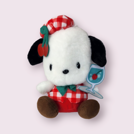 FuRyu Pochacco Red Cherry Parlor Cocktail Small Plush