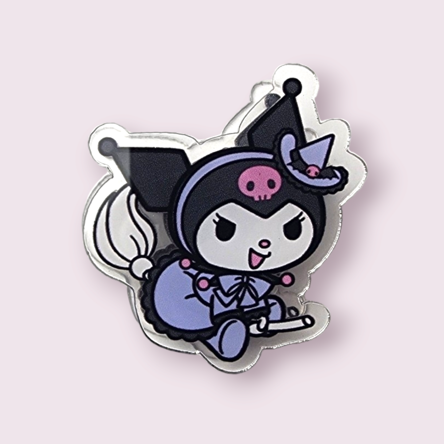 Kuromi Broomstick Larger Paper Clip