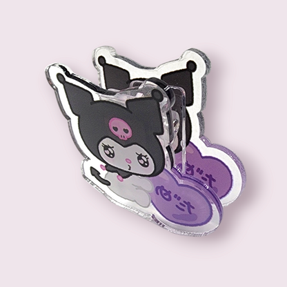 Kuromi Heart Paper Clip