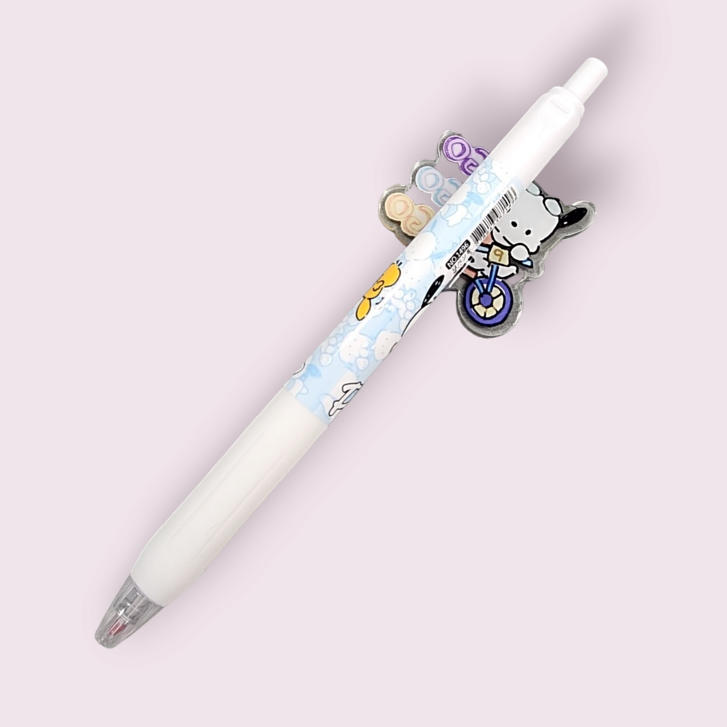 Pochacco Bicycle Custom Acrylic Gel Pen