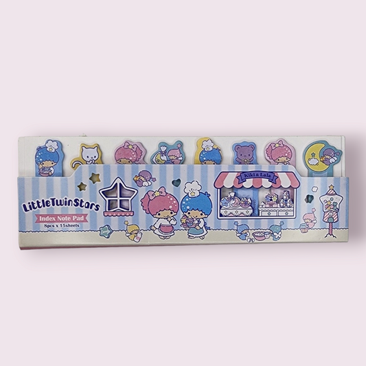 Little Twin Stars Kiki & Lala Sticky Note Tab Set