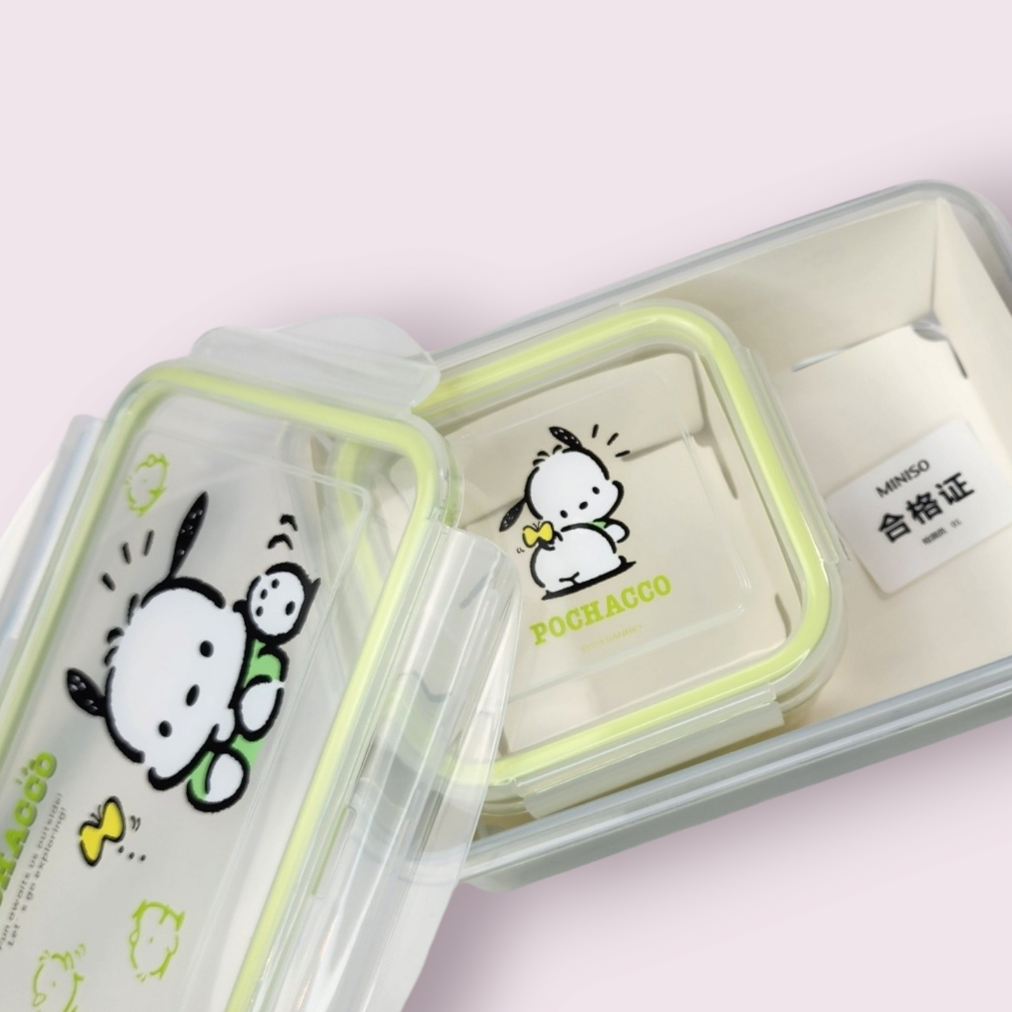 MINISO Pochacco Bento Food Storage Set