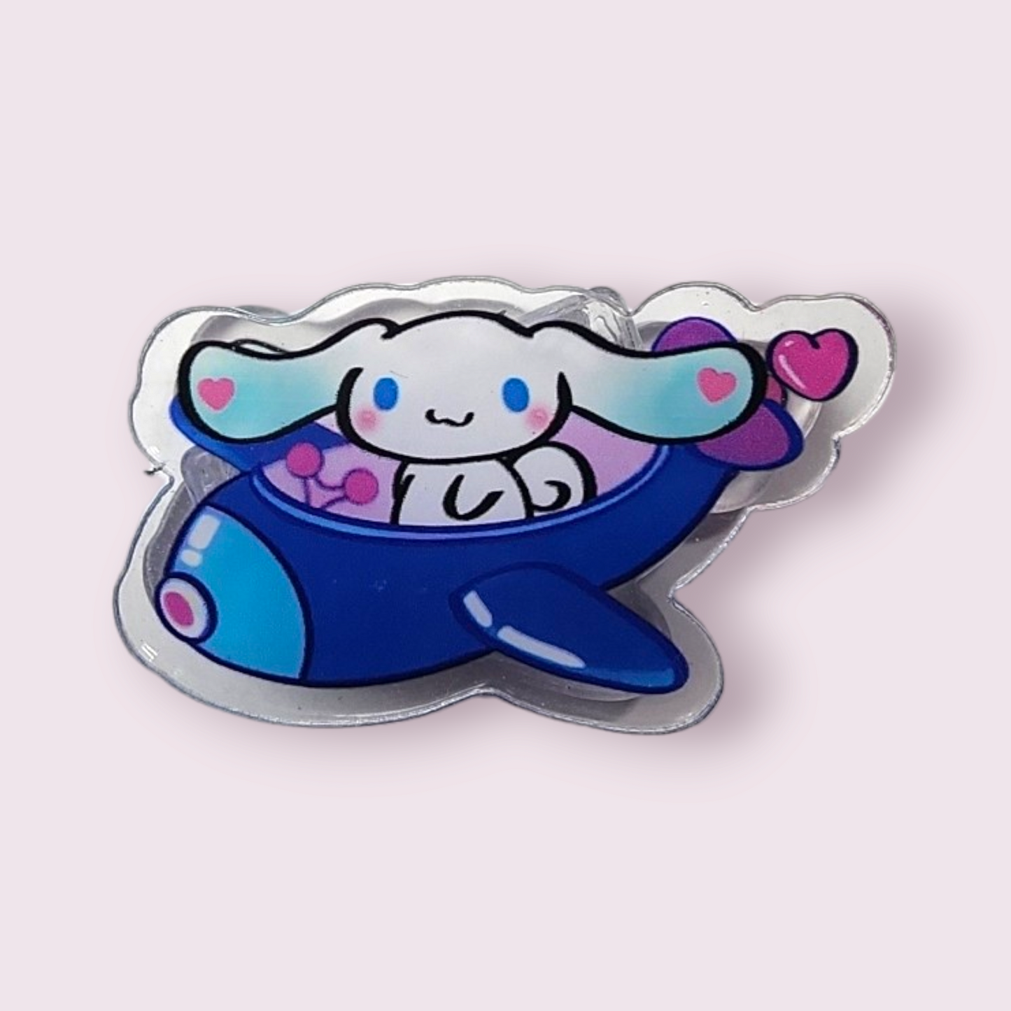 Cinnamoroll Airplane Paper Clip