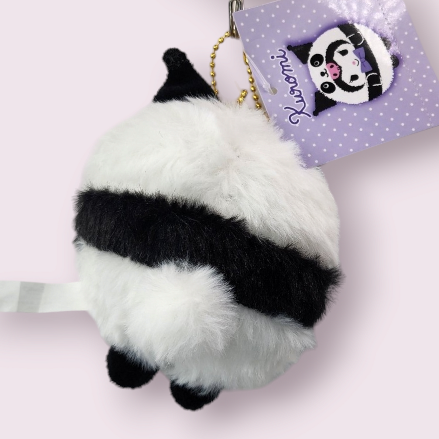 Panda Kuromi Plush Keychain