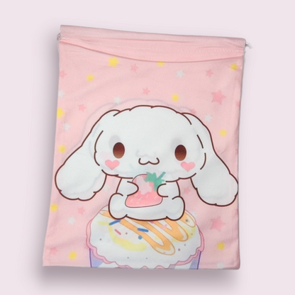 Medium Cinnamoroll Strawberry Soft Drawstring Bag