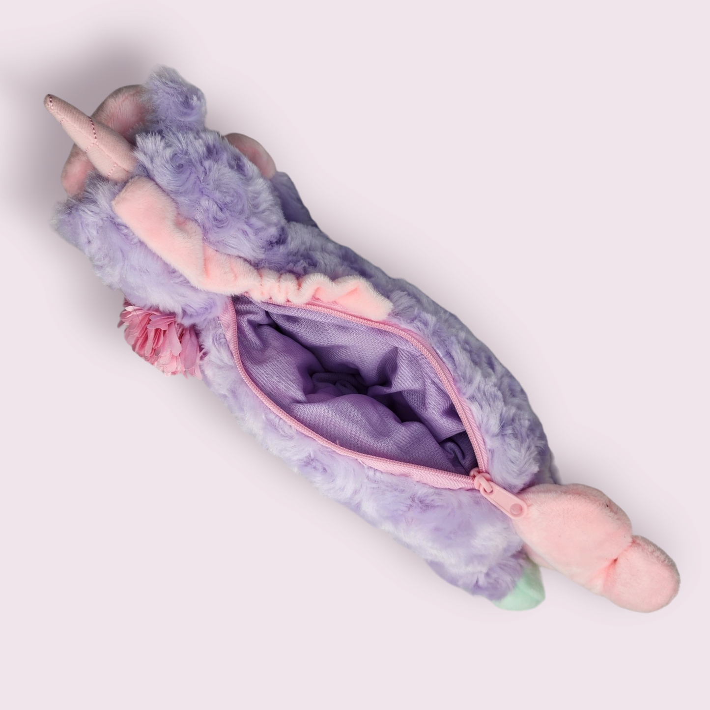 Little Twin Stars Purple Unicorn Plush Pencil Case