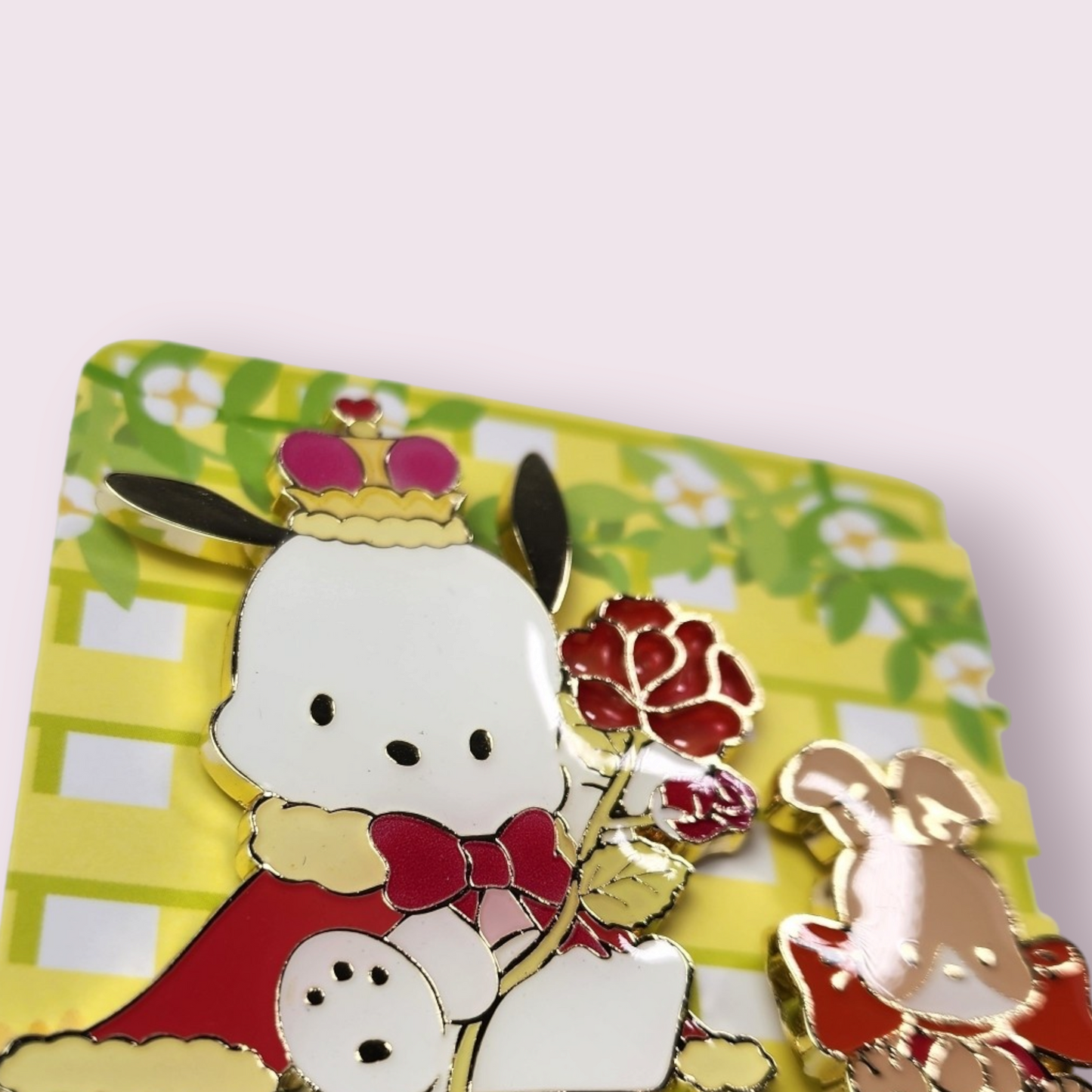 MINISO Flowers & Childhood Pochacco King Enamel Pin Set - SECRET