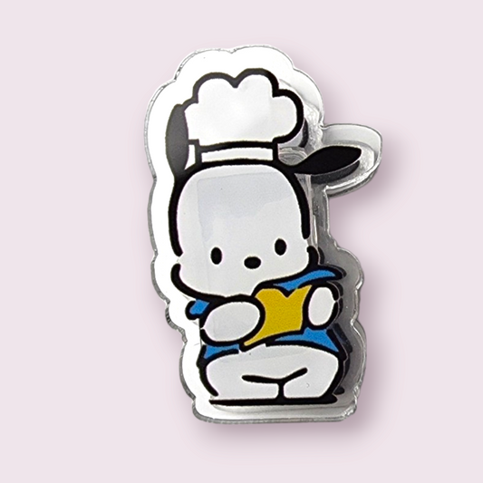 Pochacco Chef Acrylic Paper Clip