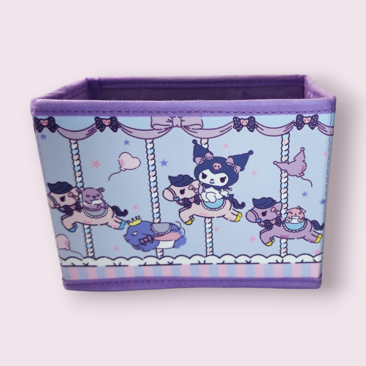 Kuromi Carousel Fabric Desktop Storage Box