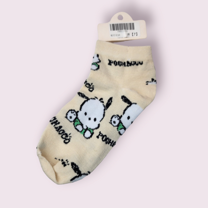 Pochacco Tan Ankle Socks