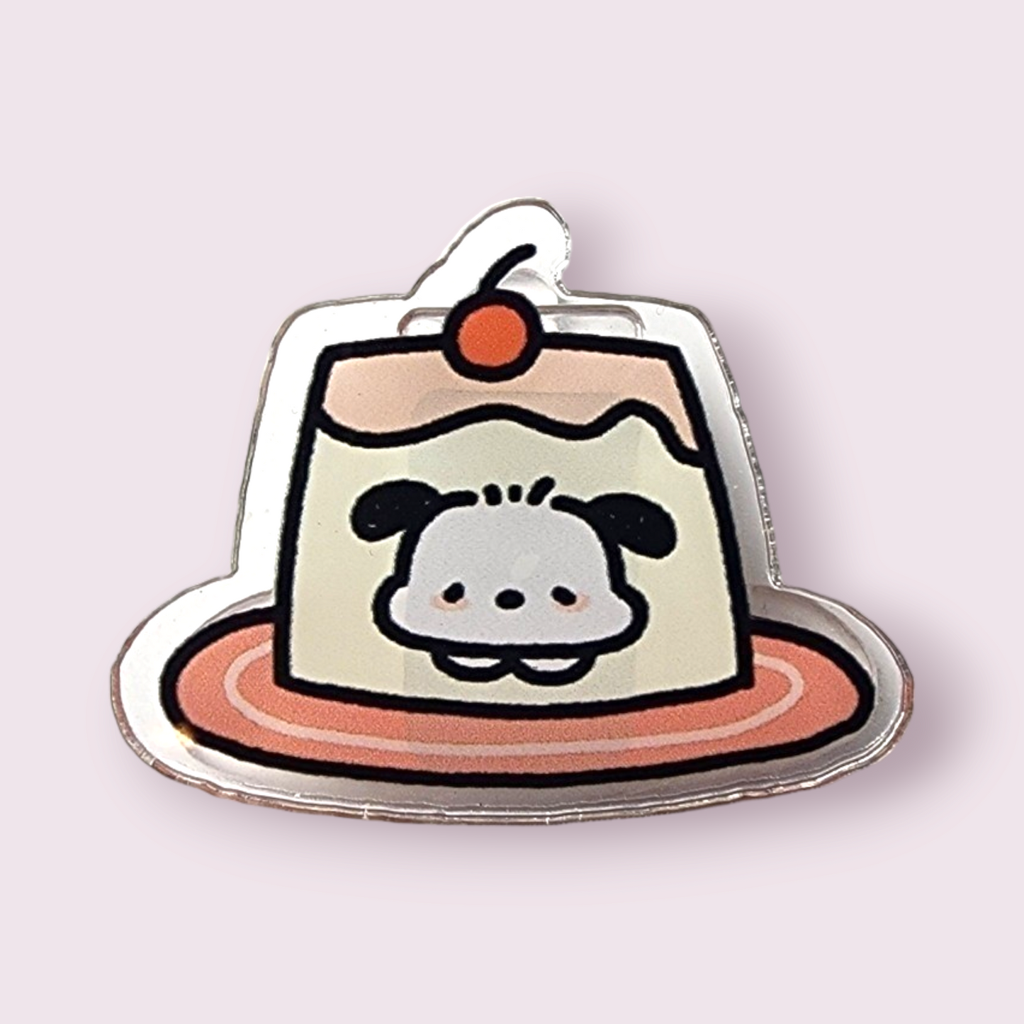 Pochacco Pudding Acrylic Paper Clip