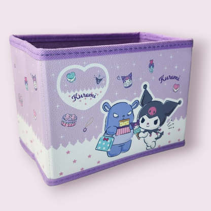 Kuromi Fabric Desktop Storage Box