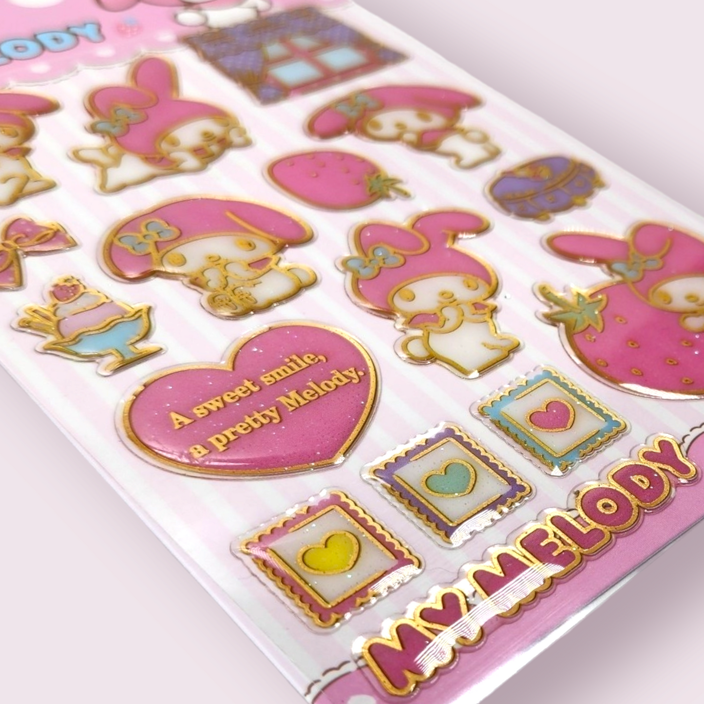 My Melody 3D Glitter Stickers