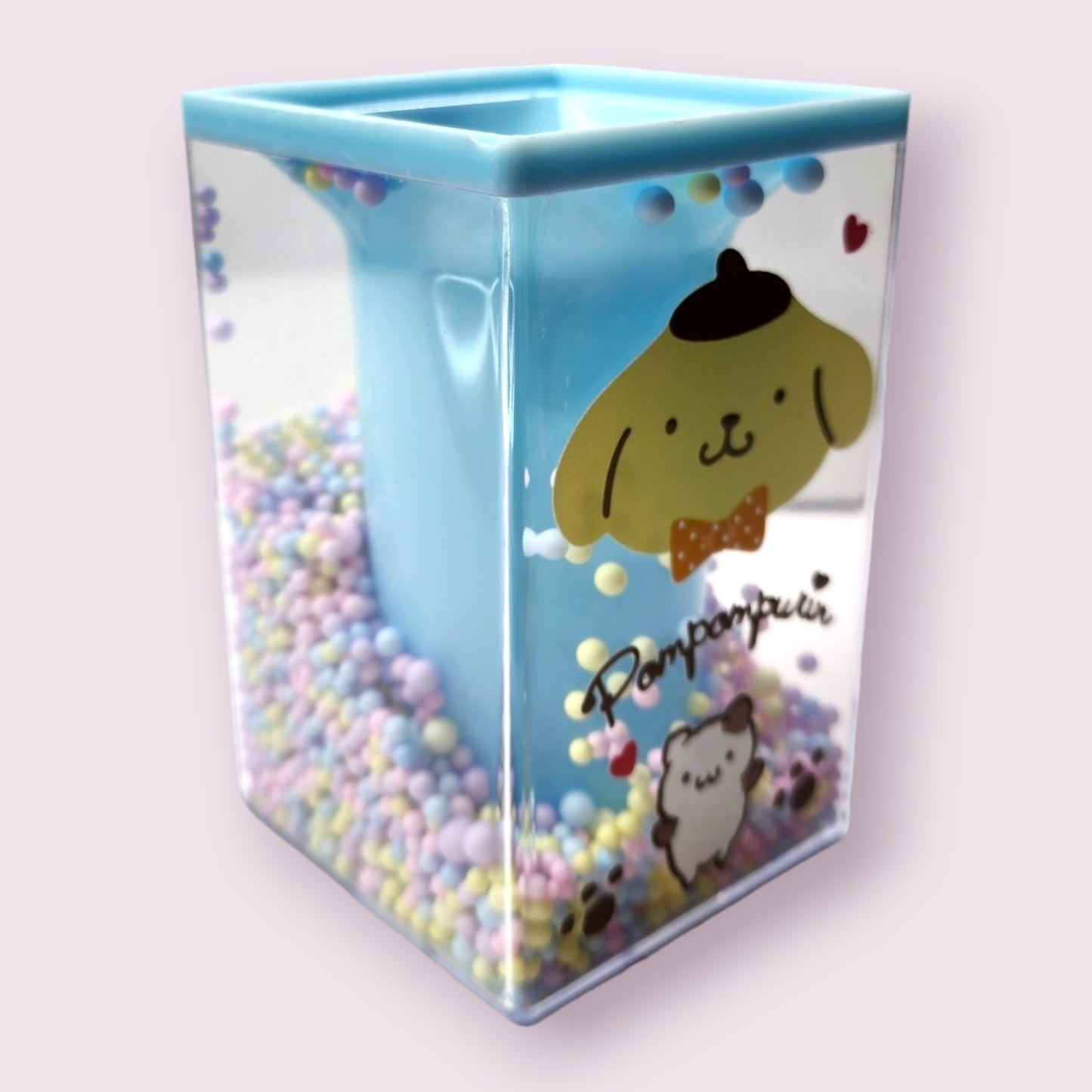 Pompompurin Transparent Acrylic Pen Holder