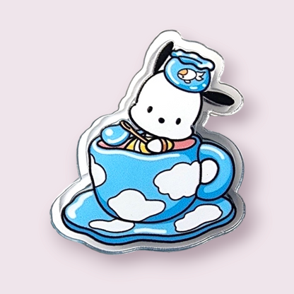 Pochacco Teacup Acrylic Paper Clip