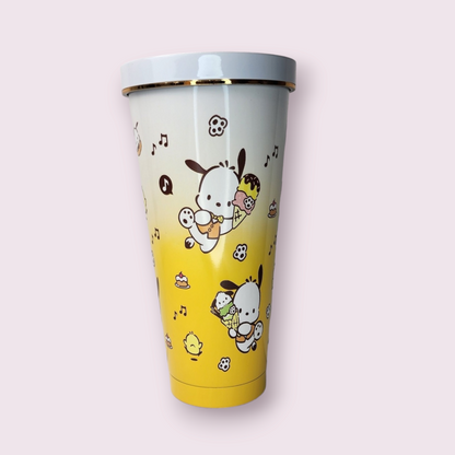 Pochacco Stainless Steel Tumbler with Straw