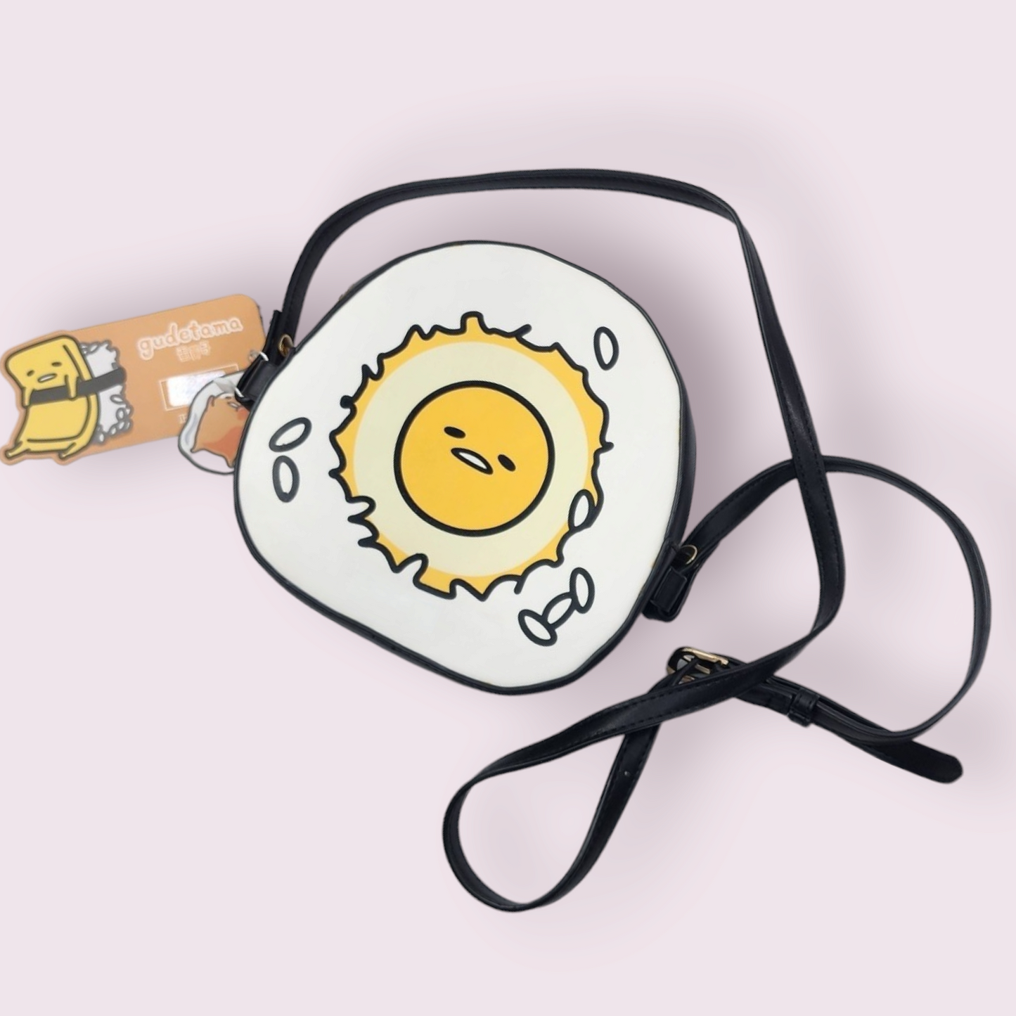 Gudetama Lazy Egg x Ao Wei La Funny Crossbody Purse Bag