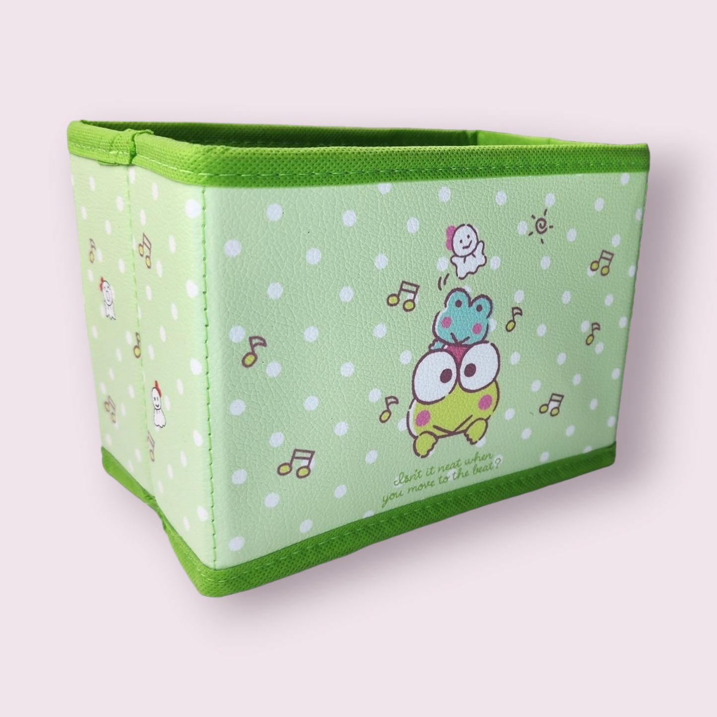 Keroppi Cute Small Fabric Desktop Storage Box