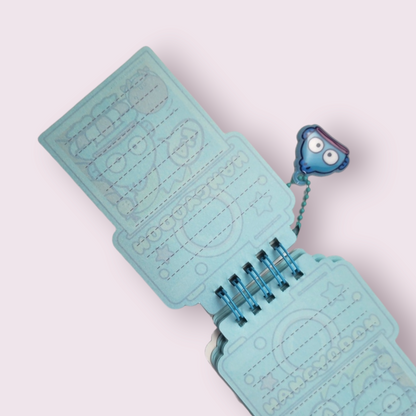 Hangyodon Fishman Blue Spiral Notepad