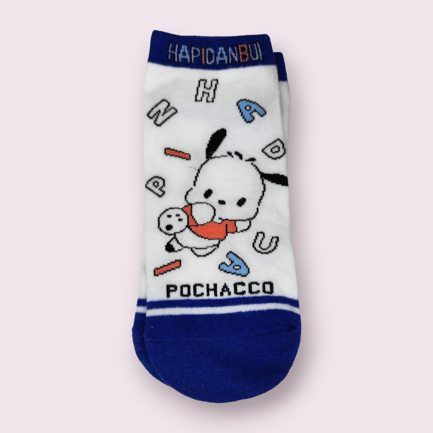 Pochacco Letters Ankle Socks