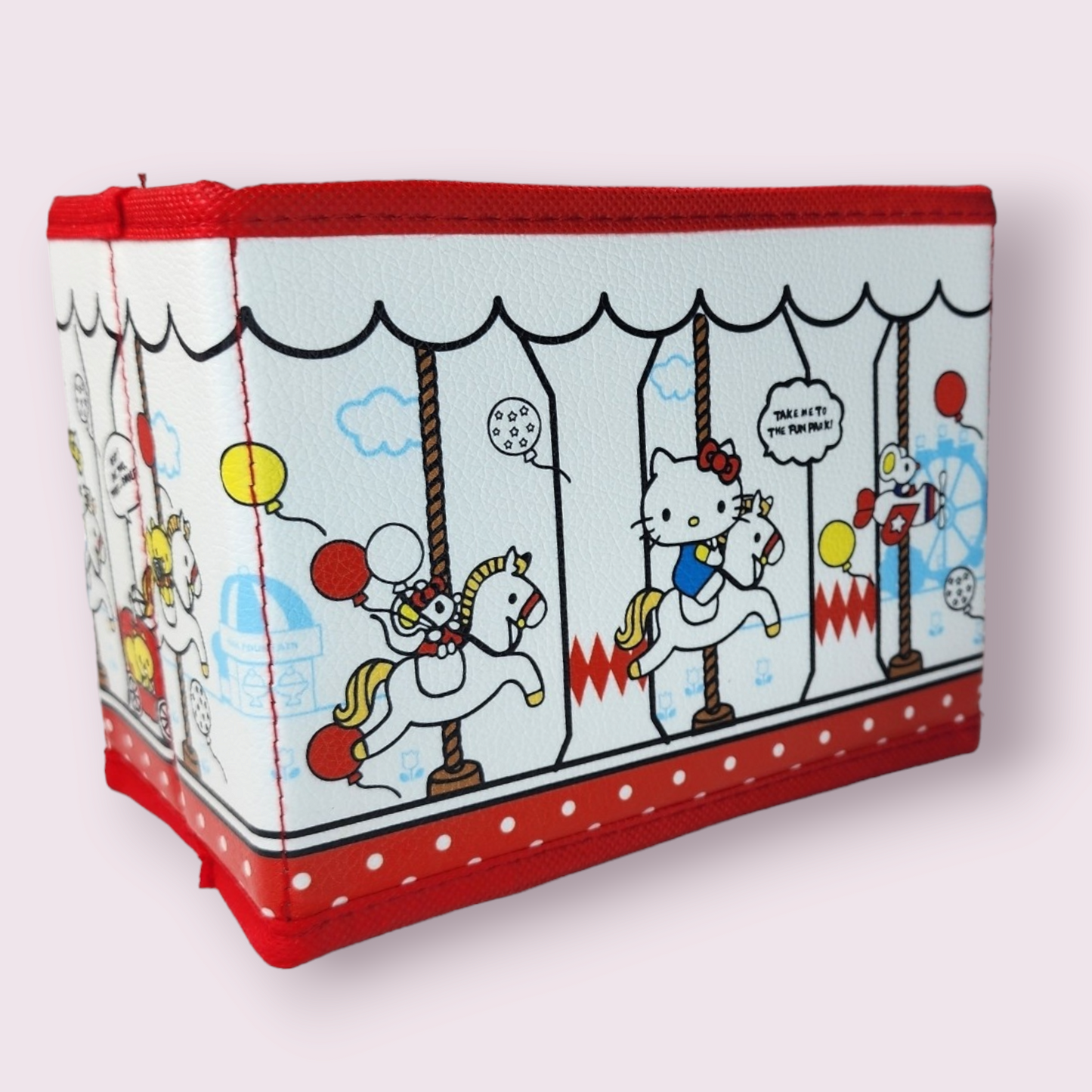 HK Carousel Small Fabric Desktop Storage Box