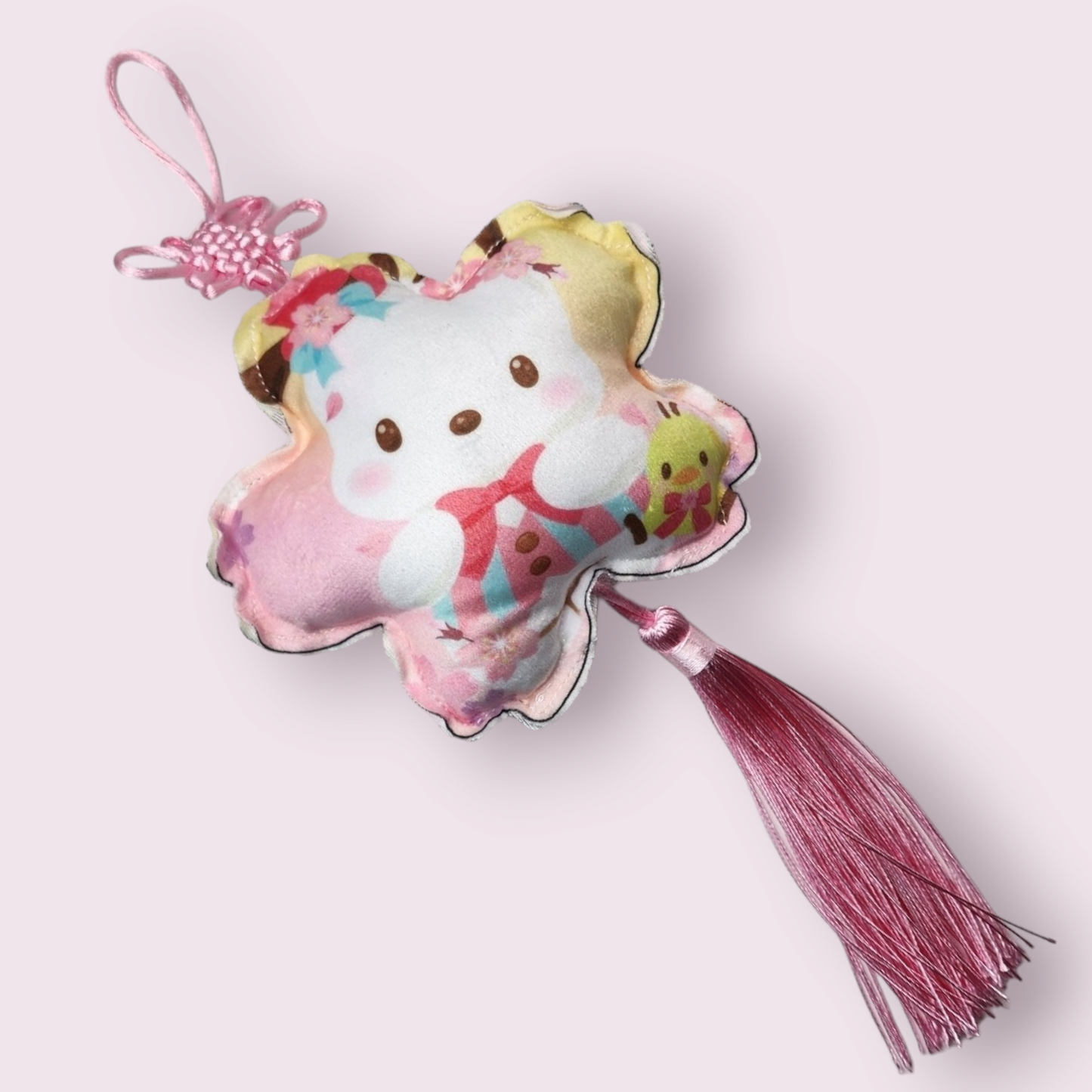 MEASURE Pochacco Sakura Lucky Hanging Charm with Tassel