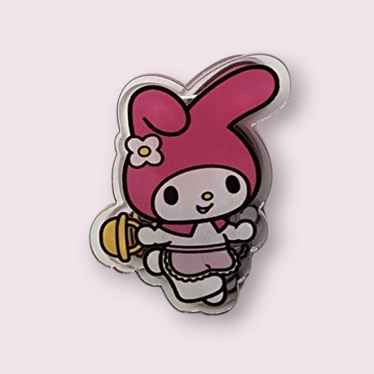 My Melody Spring Basket Paper Clip