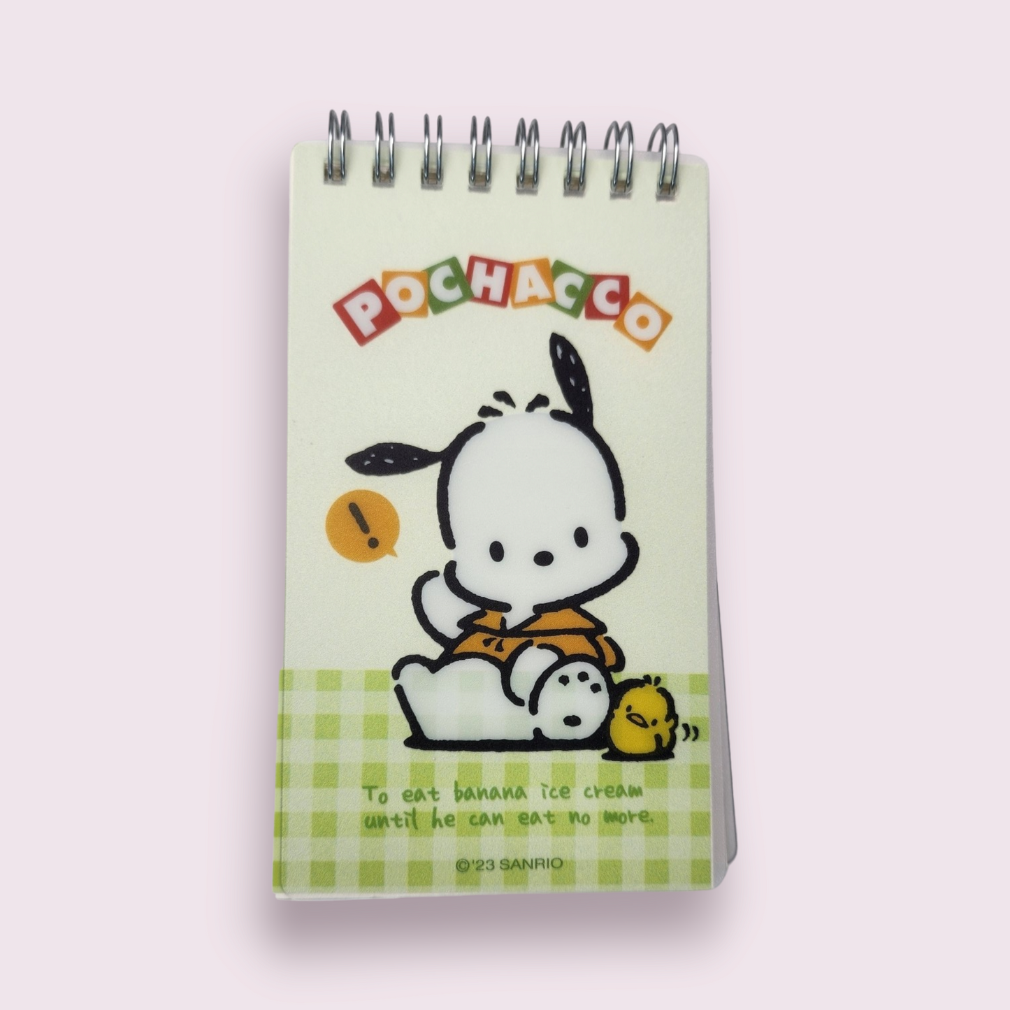 Pochacco Lined Spiral Notepad