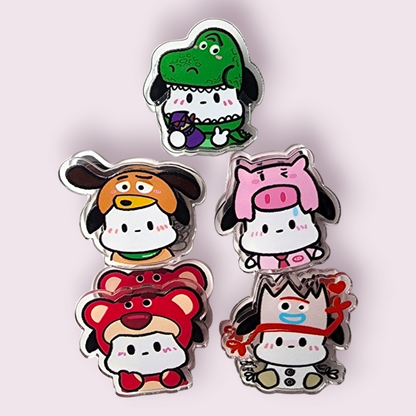 Pochacco Toys Acrylic Paper Clip