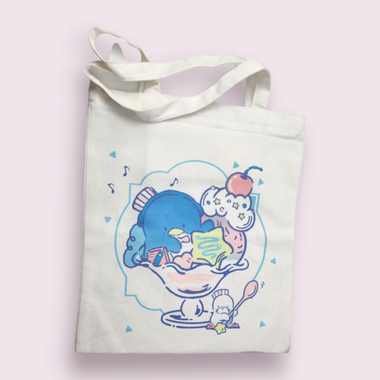 Tuxedo Sam Ice Cream Tote Bag