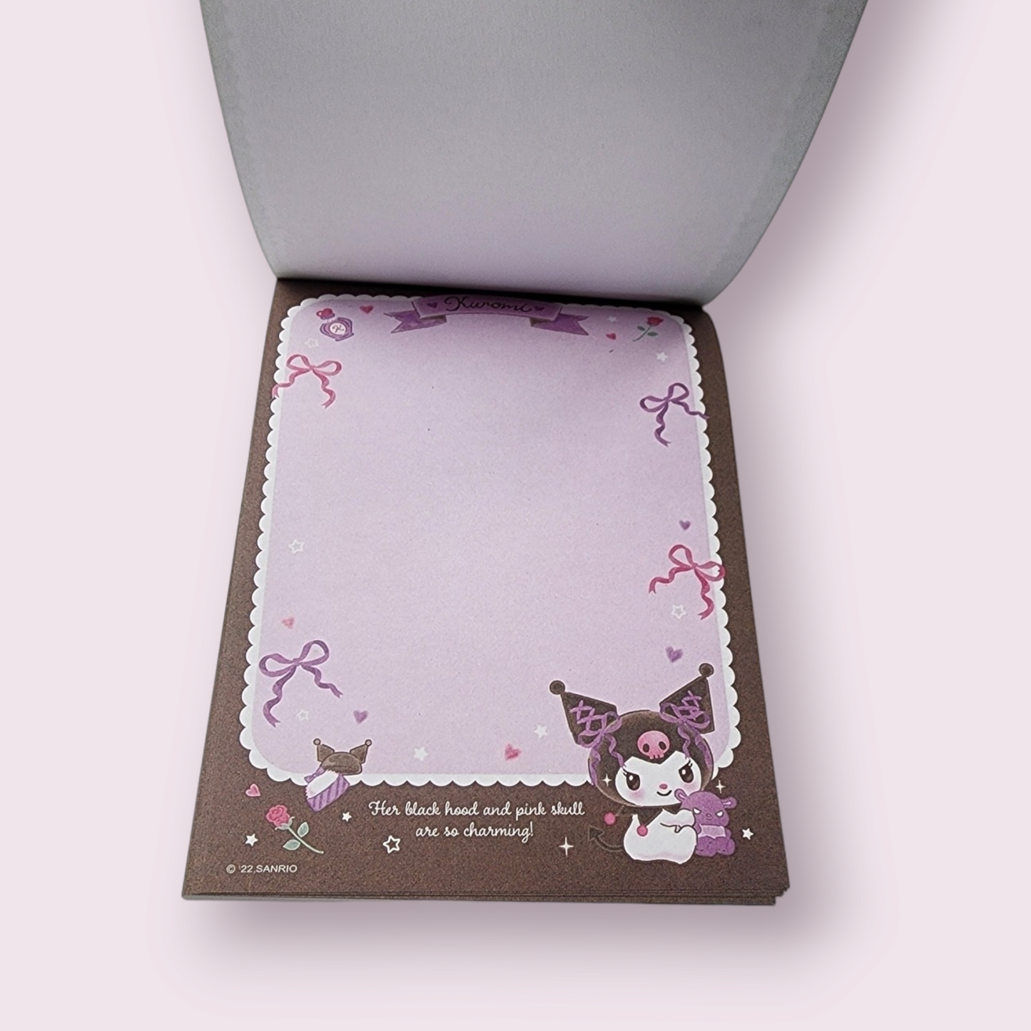 Kuromi Teacup Memo Notepad with Colorful Pages