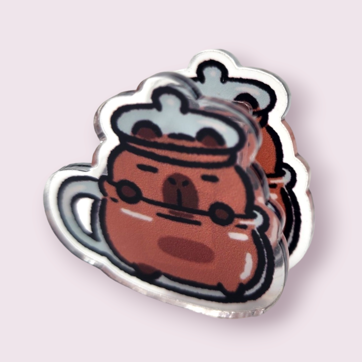 Capybara Clear Mug Paper Clip