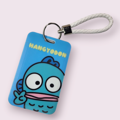 Hangyodon Plastic Card Holder Keychain