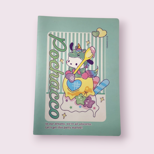 Pochacco B5 Unicorn Notebook