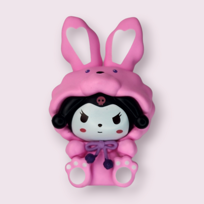 Kuromi Pink Rabbit Figure