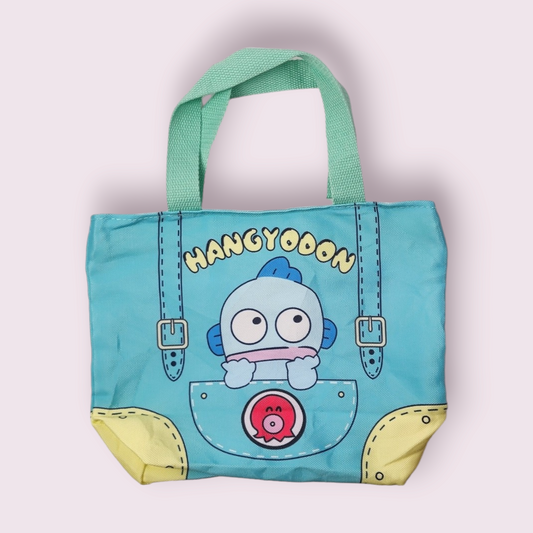 Hangyodon Fishman Mini Zipper Tote Purse