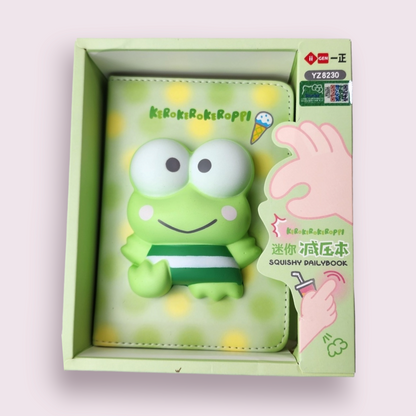 Keroppi Squishy Fidget Notebook