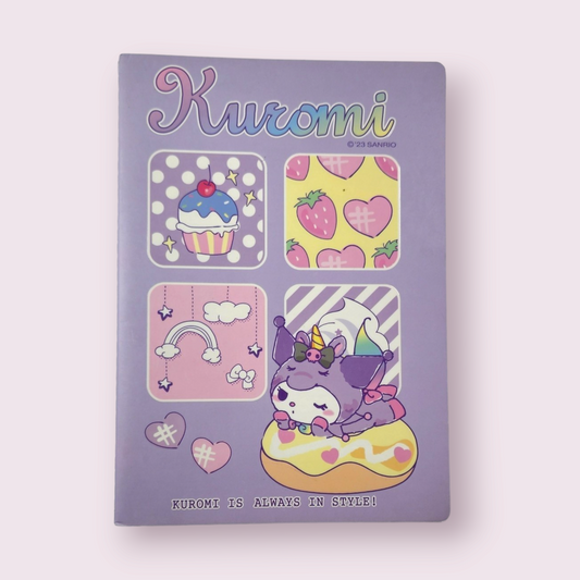 Kuromi B5 Unicorn Notebook