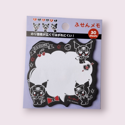 Kuromi Black Sticky Notes