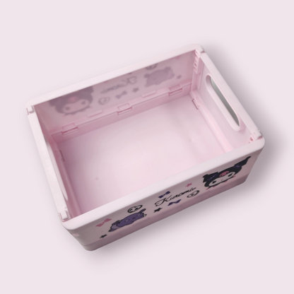 Kuromi & Baku Stackable Plastic Storage Box