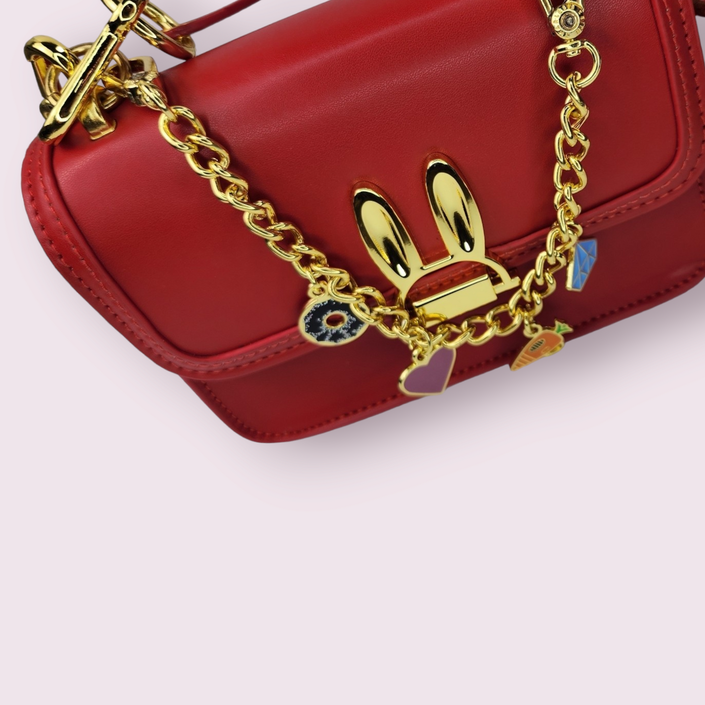 Charles & Keith Zootopia Judy Hopps Red Crossbody Purse