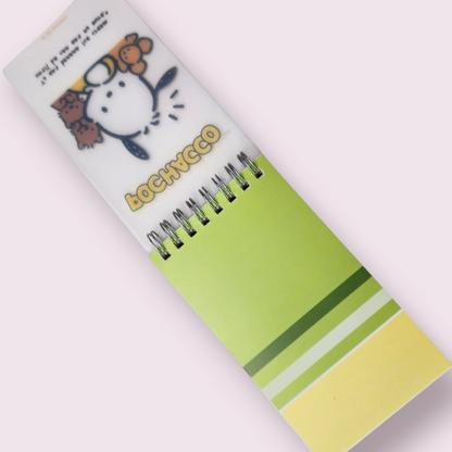 Pochacco Lined Spiral Notepad