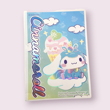 Cinnamoroll B5 Holographic Cover Unicorn Notebook