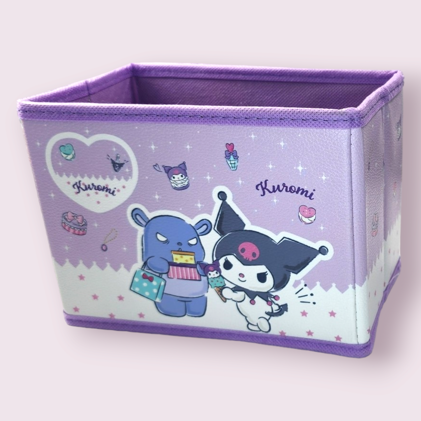 Kuromi Fabric Desktop Storage Box