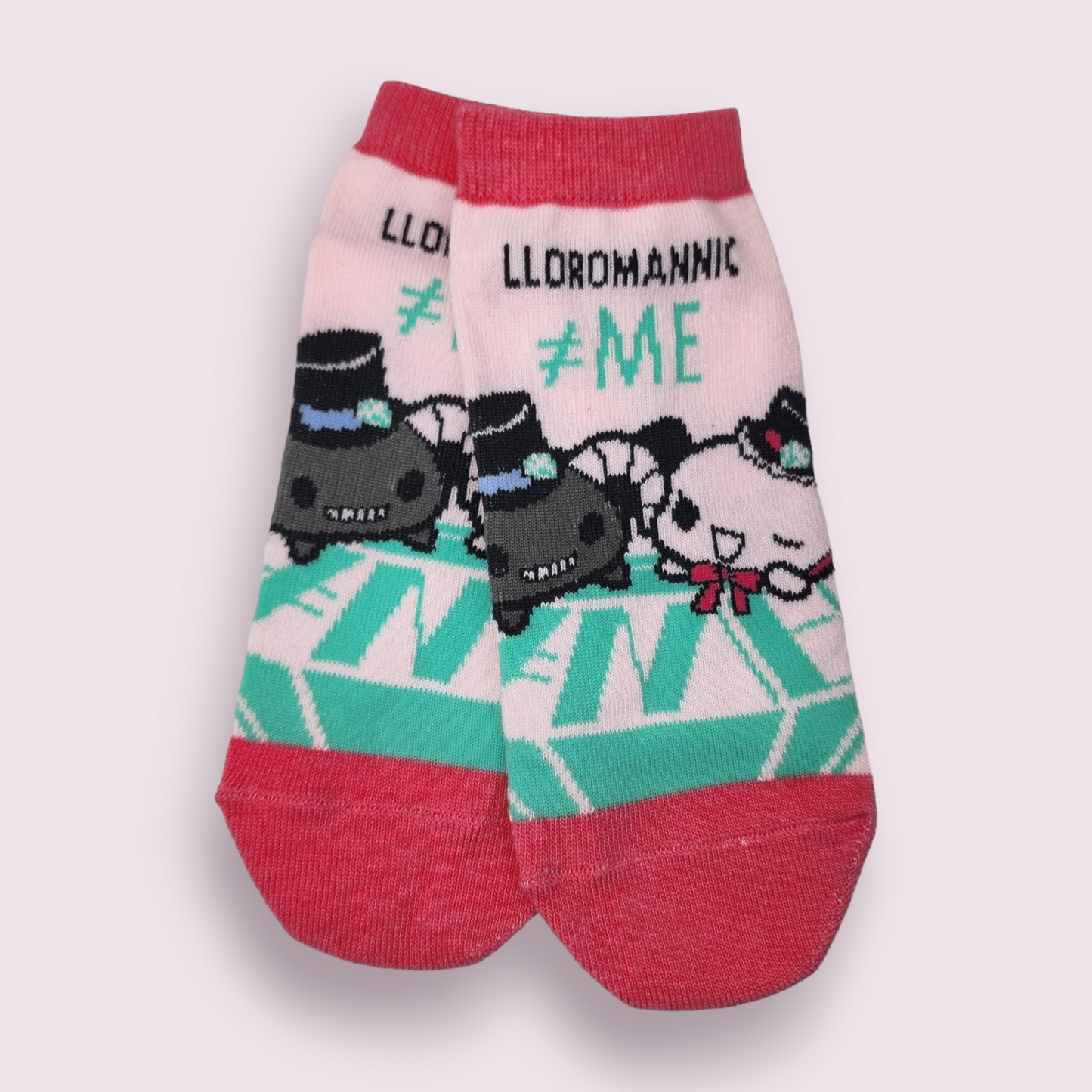 Cinnamoroll Berry & Cherry Family Lloromannic Pink Ankle Socks