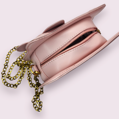 HK Rose Gold Face Purse